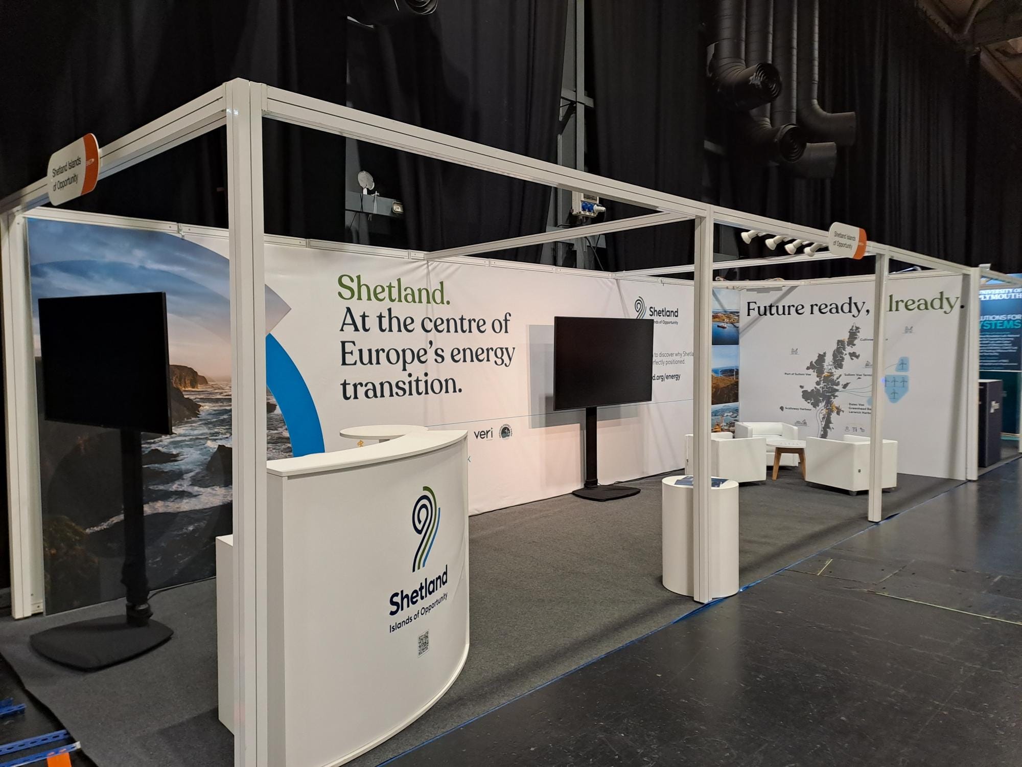All energy stand at convention center